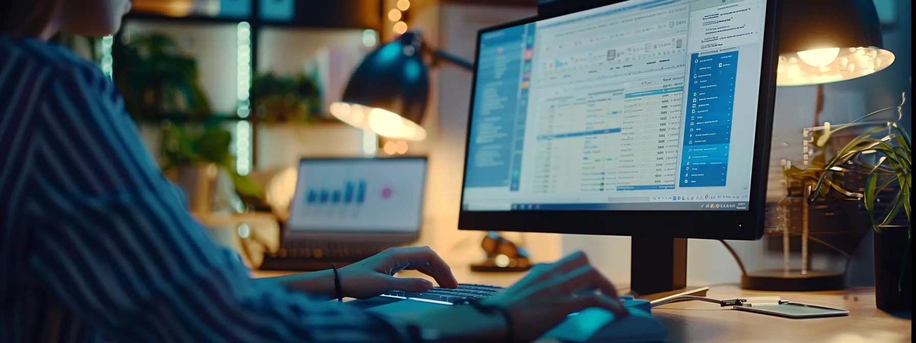 a person adjusting settings on a computer screen to optimize cache and cookies management for digital marketing.