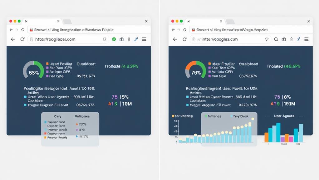 evaluating web browser speed